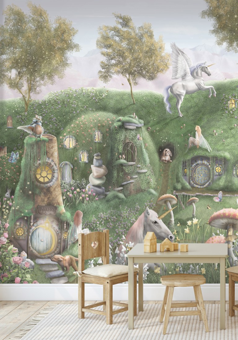 Exquisite Girls Fairy Wall Mural Wallpaper