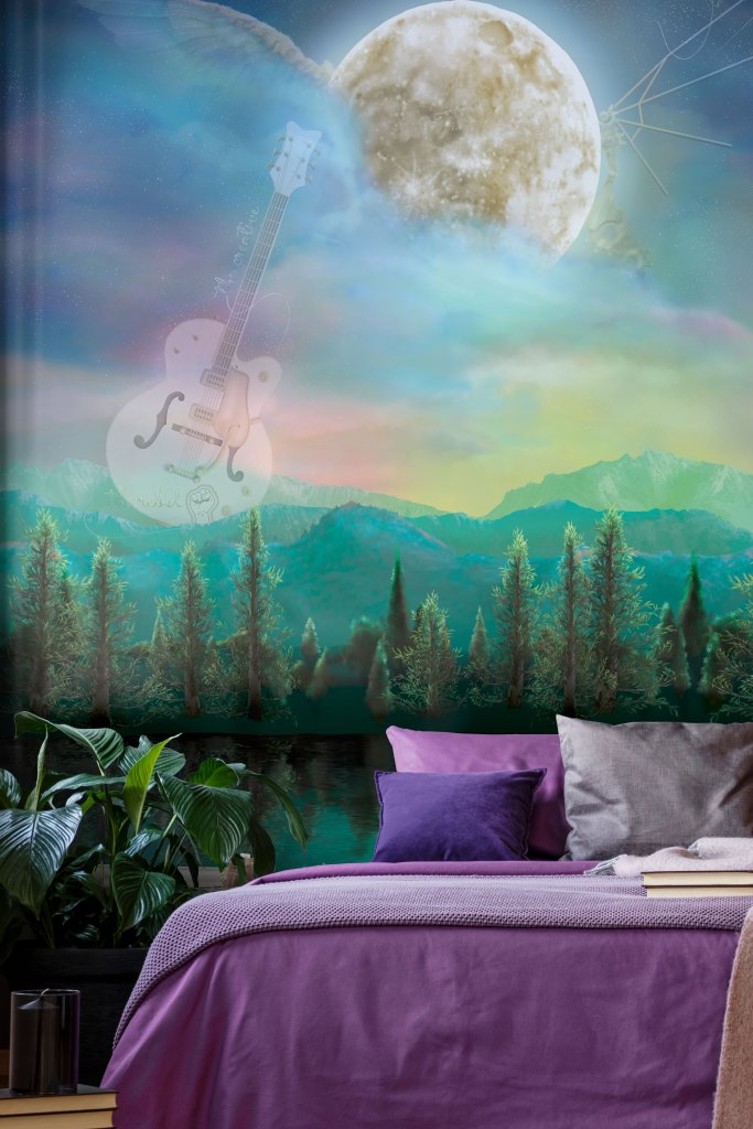  Bold beautiful Night Sky Wallpaper Wall mural