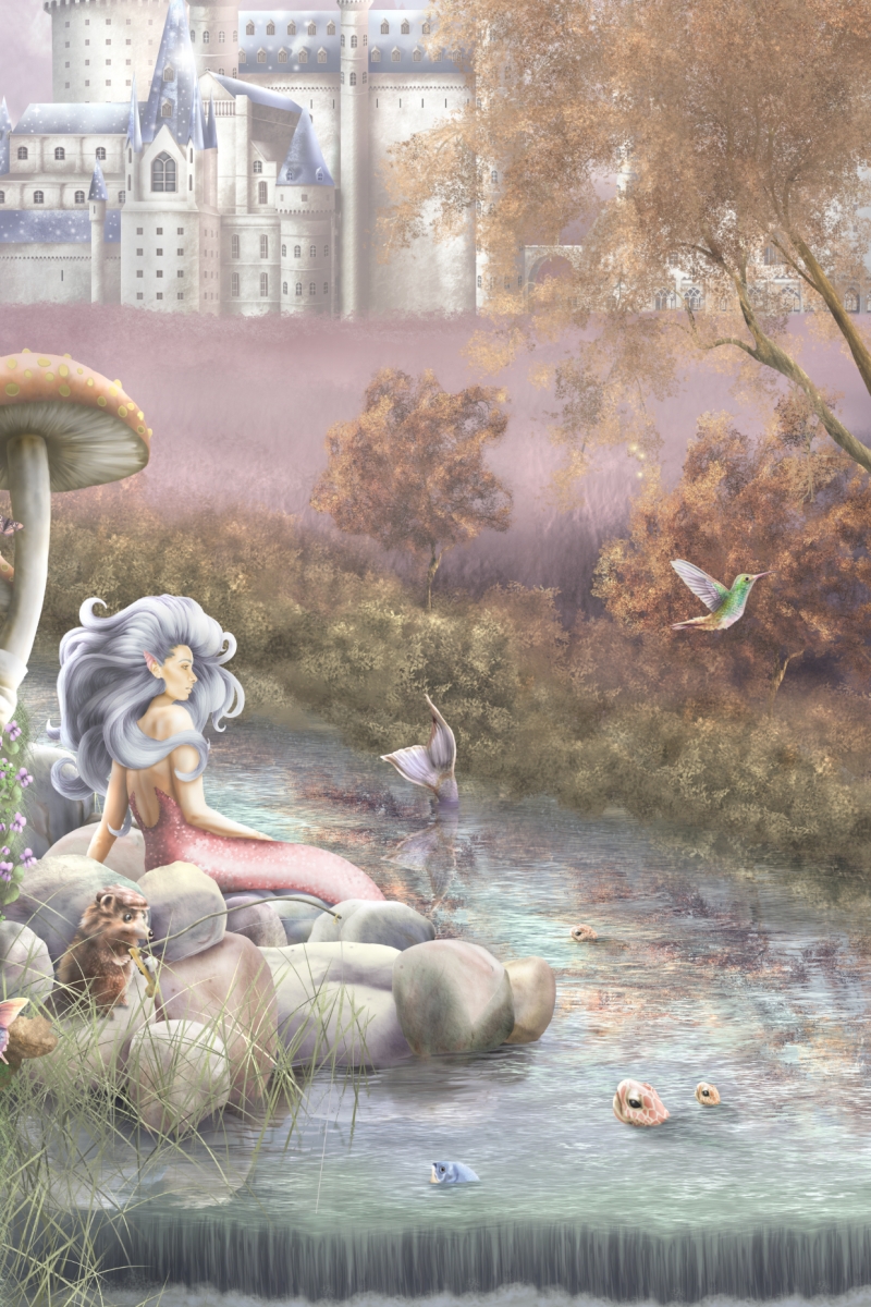 mermaid-stream-water-lake-ocean-wallpaper-kids-mural-