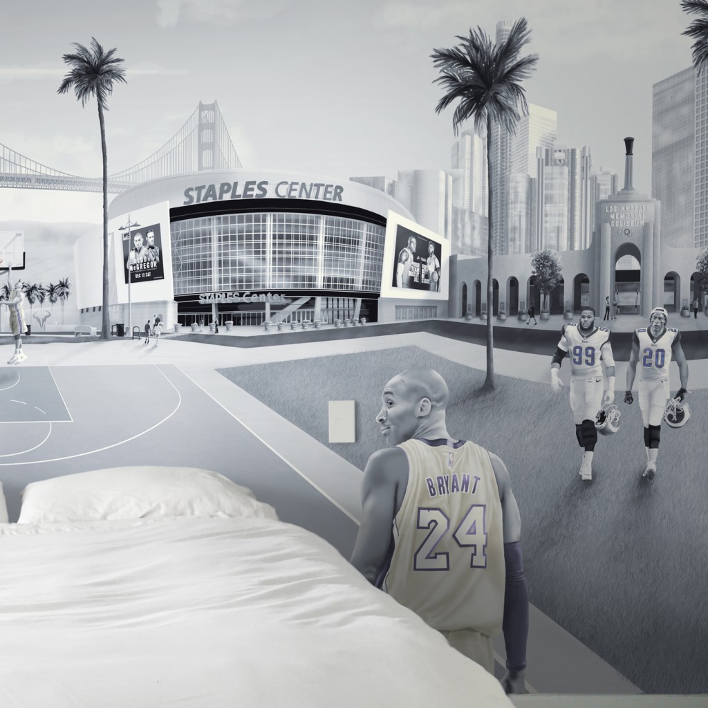 Los Angeles Sports wallpaper for basketball Football Baseball