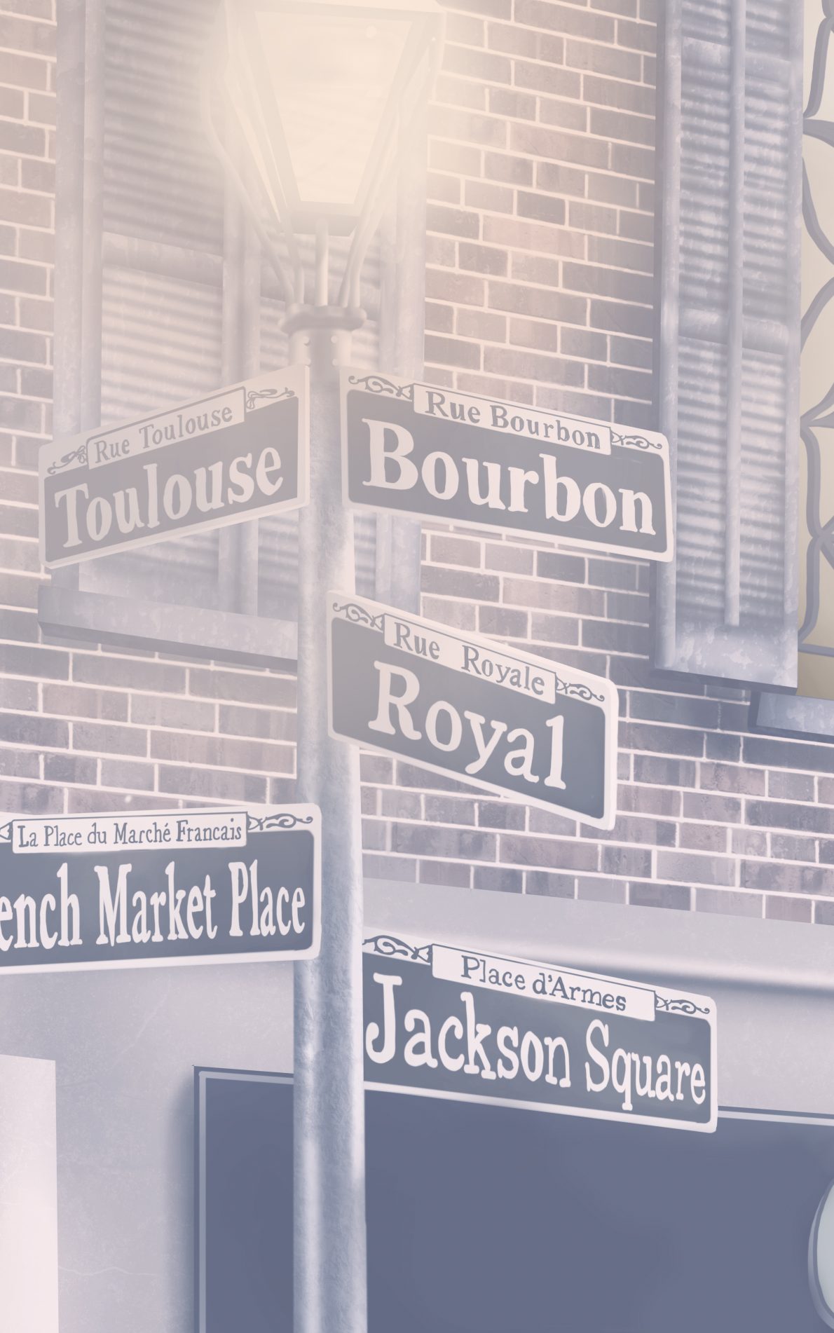 french city street signs wallpaper wall mural