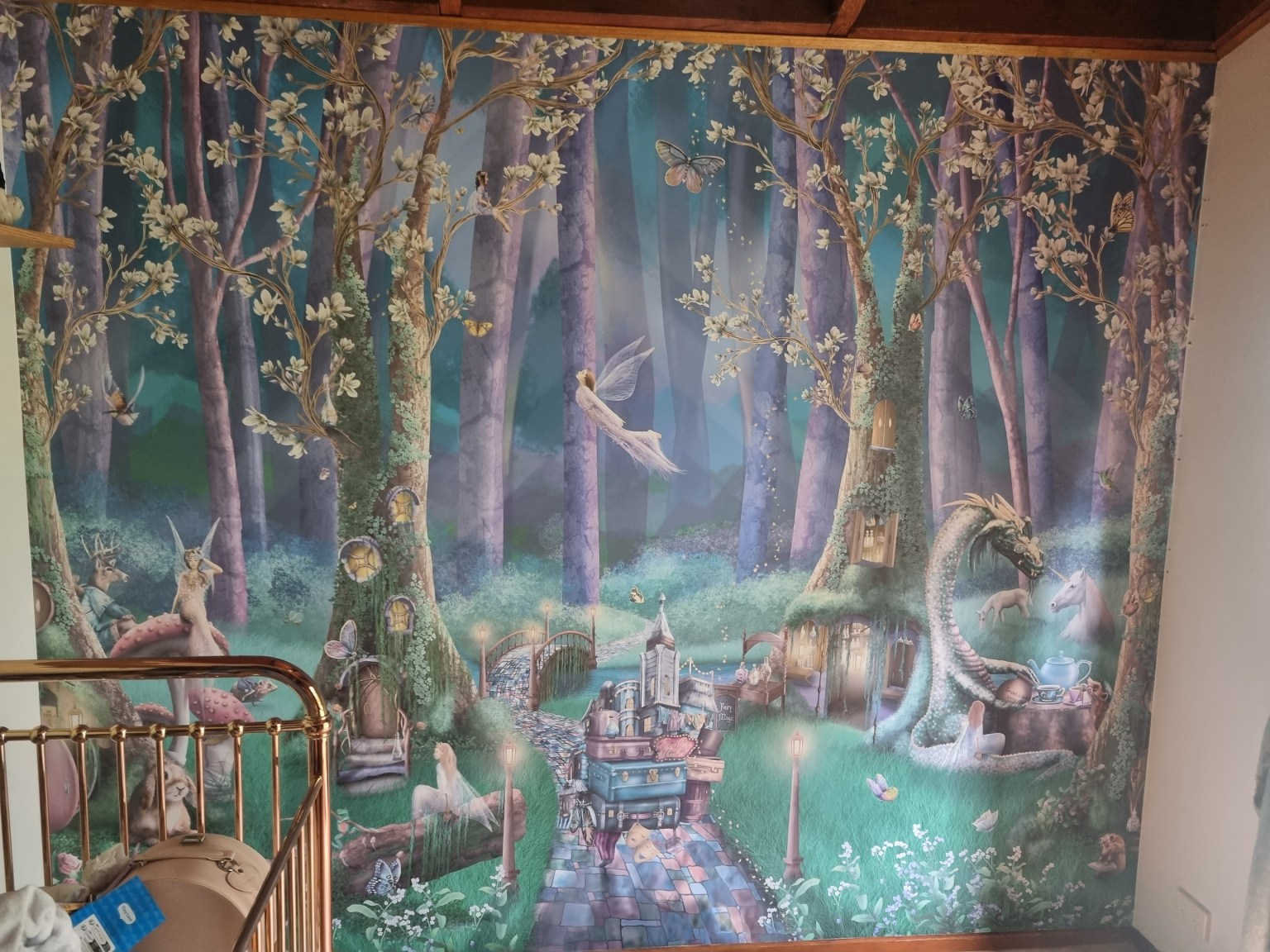 Enchanted Fairy Forest Wallpaper Mural