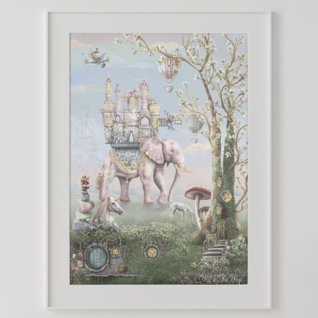 Mystical Unicorn Forest Girls Print