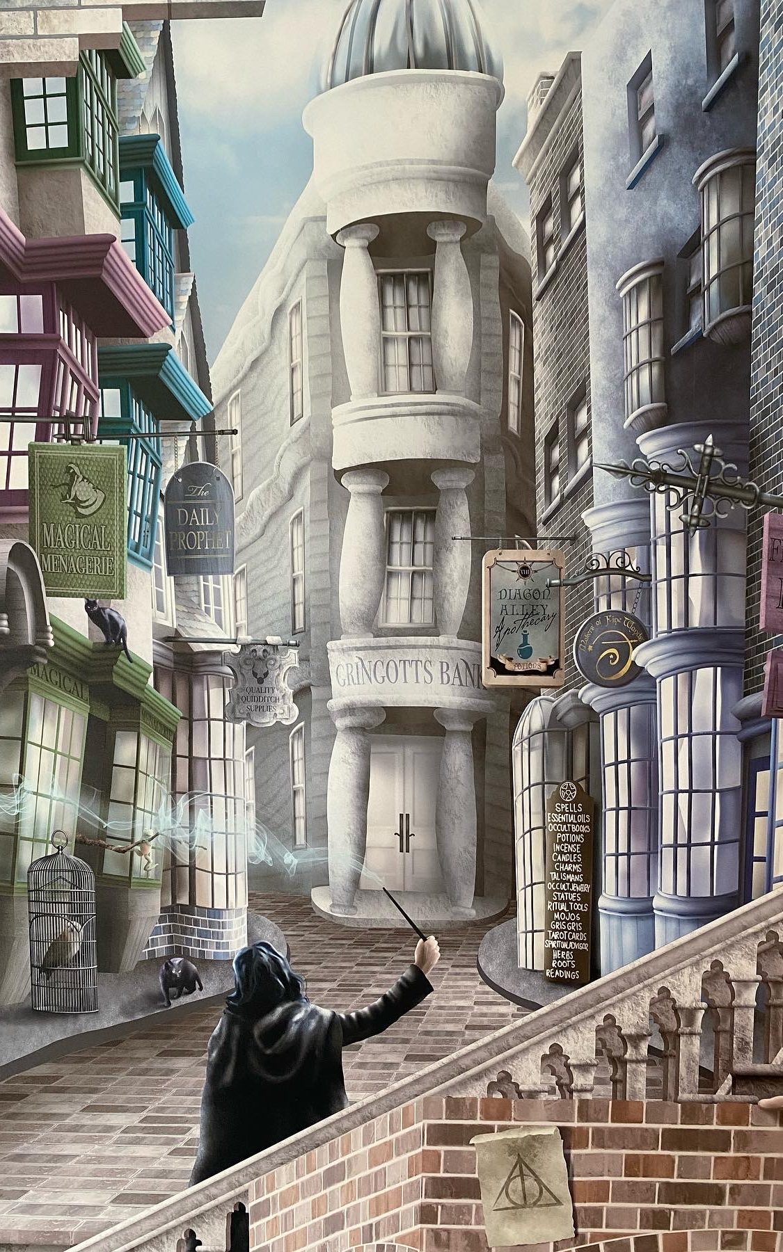 Wallpaper Diagon Alley Hogwarts Universal Orlando Universal Studios  Hollywood Arch Background  Download Free Image
