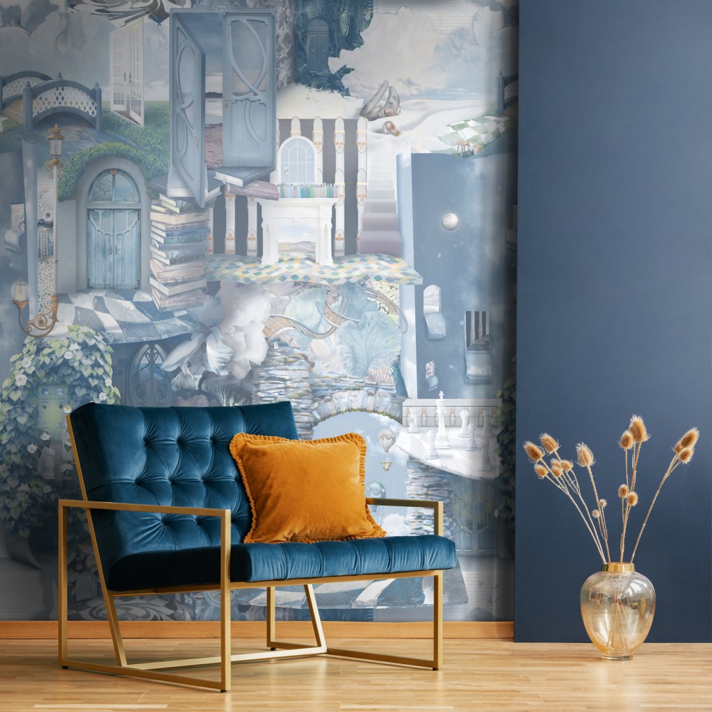 Commercial funky unique designer wallpaper bespoke
