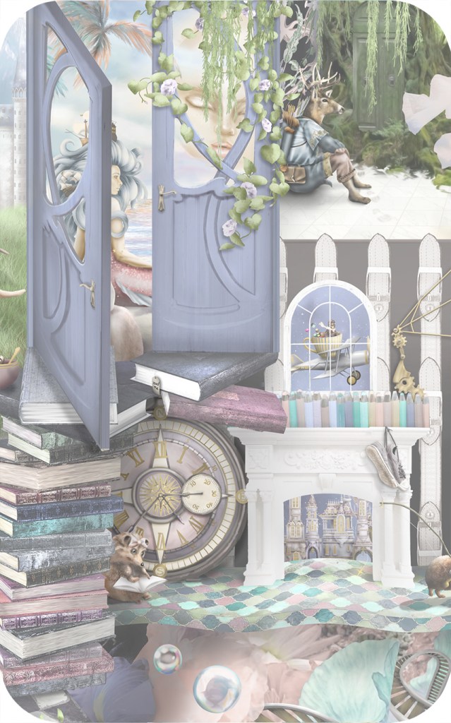 fairytale storybook girls nursery wallpaper beautiful fairies woodland magical