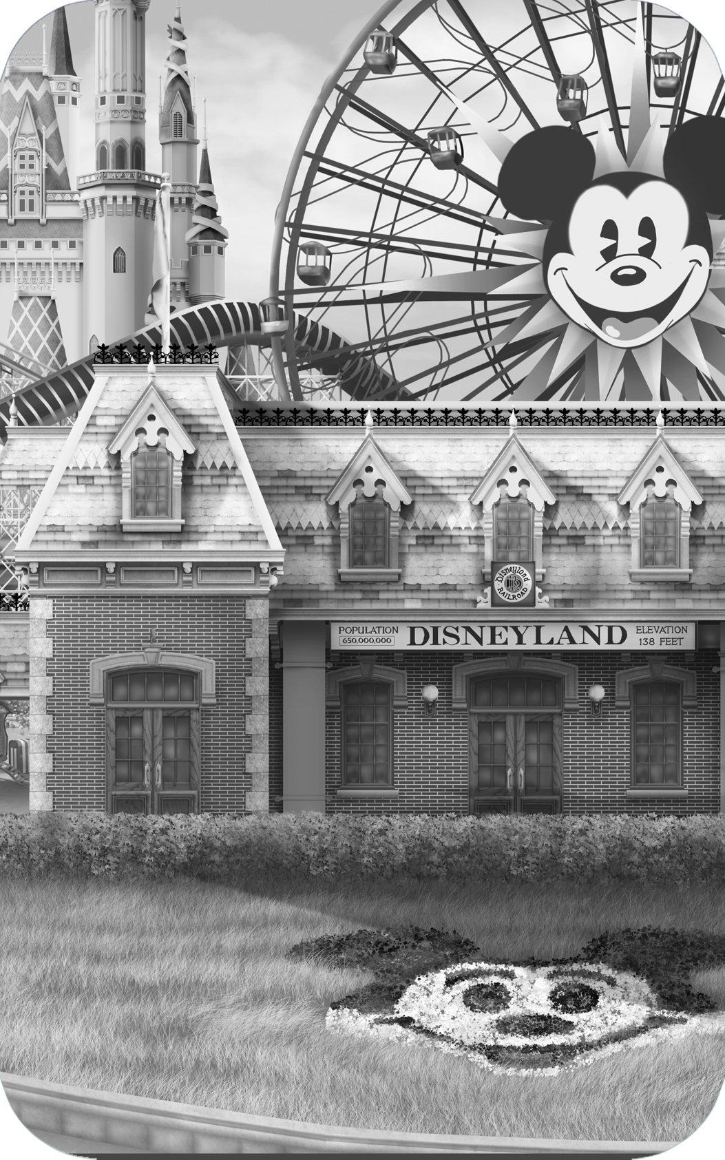 Los Angeles Sports Wallpaper Wall Mural Disneyland