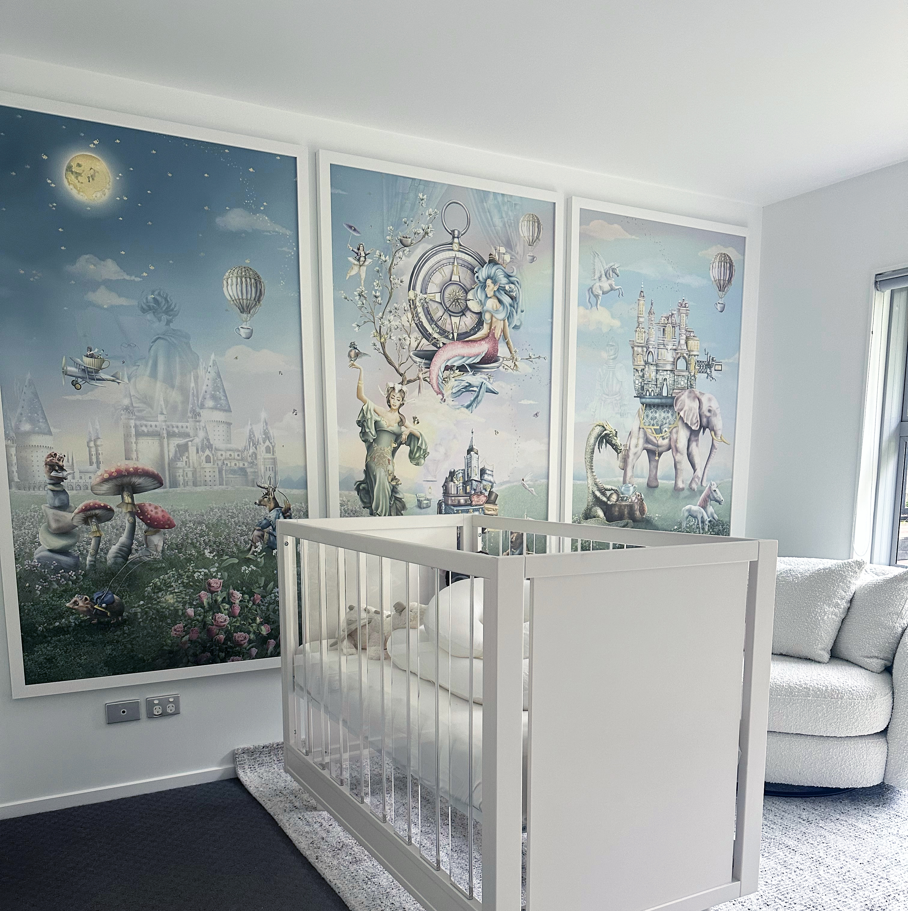 Framed wall Art Wallpaper panels