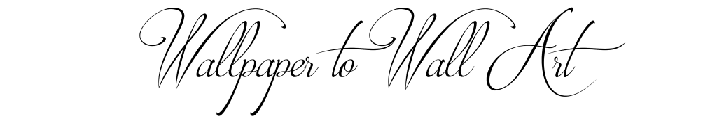 Wallpaper to Wall Art. Art work panels printed on wallpaper mounted to MDF and displayed as artwork